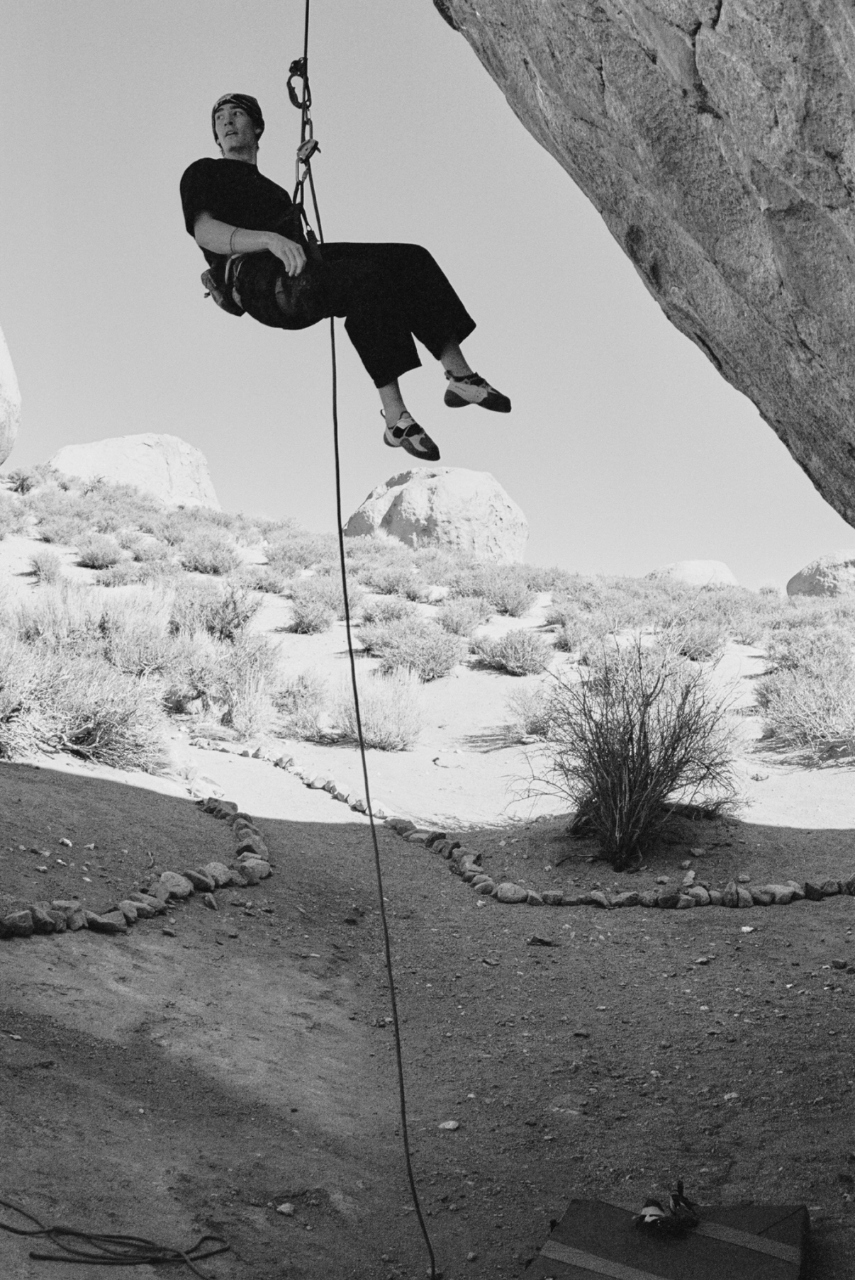 Eli Perry Climbing in the Buttermilks